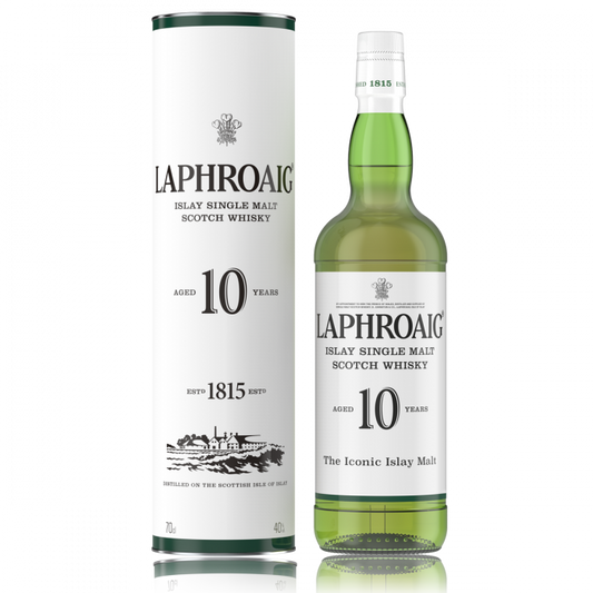 Laphroiag Islay Single Malt Scotch Whisky 10 Year (750ml)