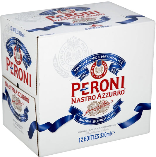 Peroni Nastro Azzurro 12 Bottles (12 oz)