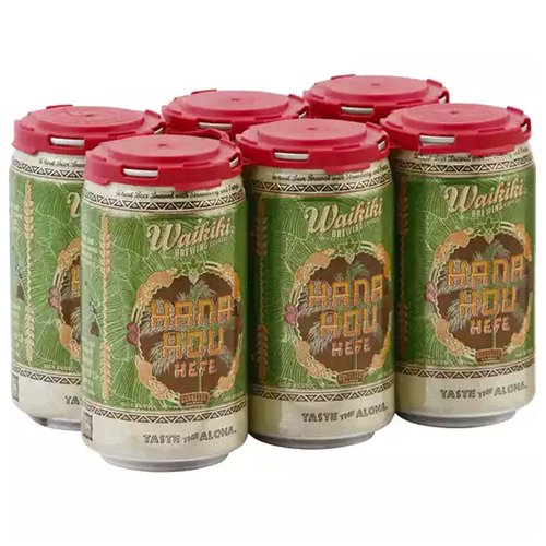 Waikiki Brewing Hana Hou Hefe 6 Cans (12 oz)