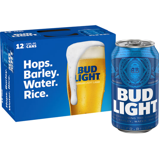 Bud Light 12 Cans (12 oz)
