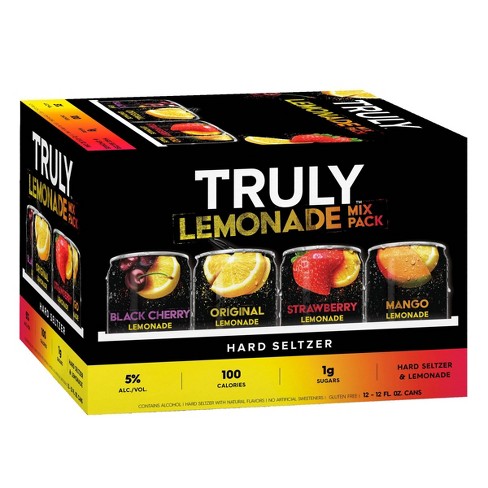 Truly Hard Seltzer Lemonade Mix Pack 12 Cans (12 oz)