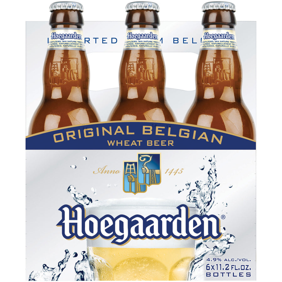Hoegaarden Belgium Wheat Beer 6 Bottles (11.2oz)