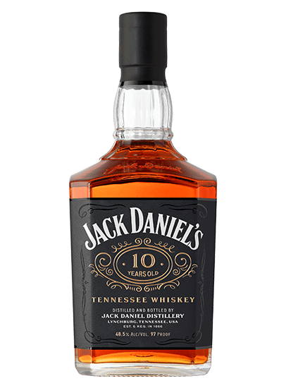 Jack Daniels 10 Years Old Tennessee Whiskey (750ml)