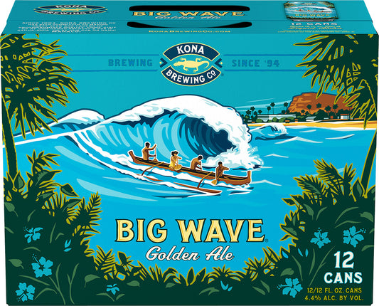 Kona Big Wave Golden Ale 12 Cans (12 oz)
