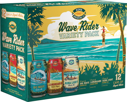 Kona Wave Rider Variety Pack 12 Cans (12 oz)