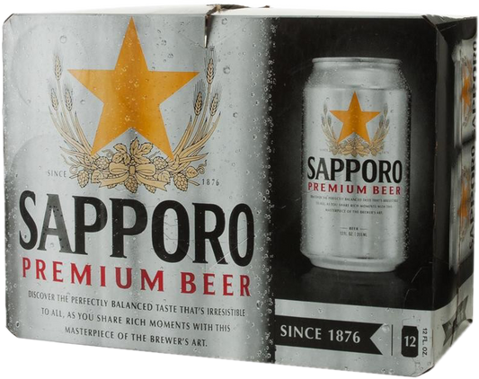 Sapporo Premium 12 Cans (12 oz)