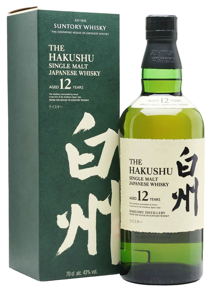 Hakushu 12 Years Old Single Malt Whisky (750ml)