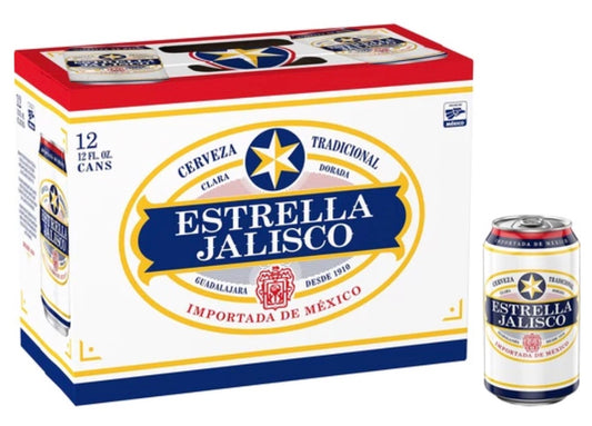 Estrella Jalisco Pilsner 12 Cans (12 oz)