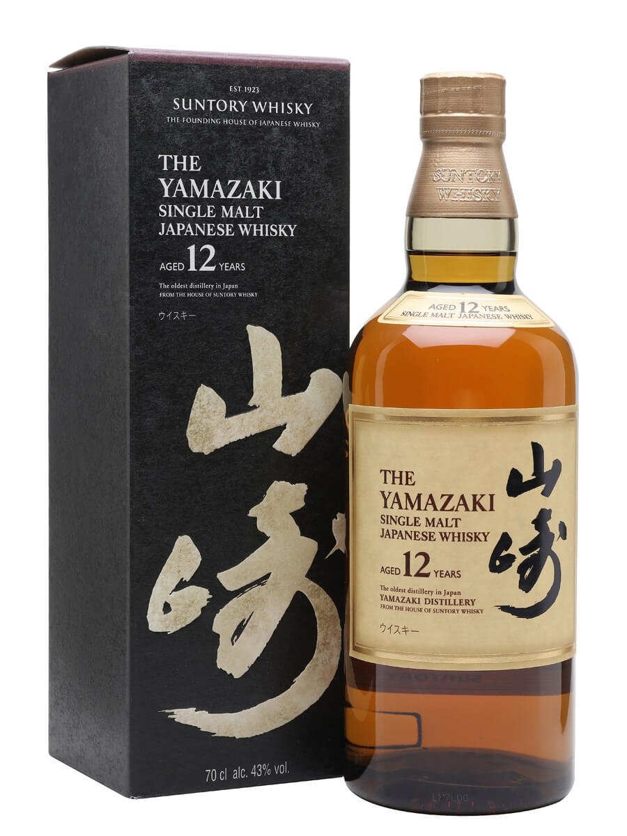 The Yamazaki Single Malt Japanese Whisky Aged 12 Years (750ml)