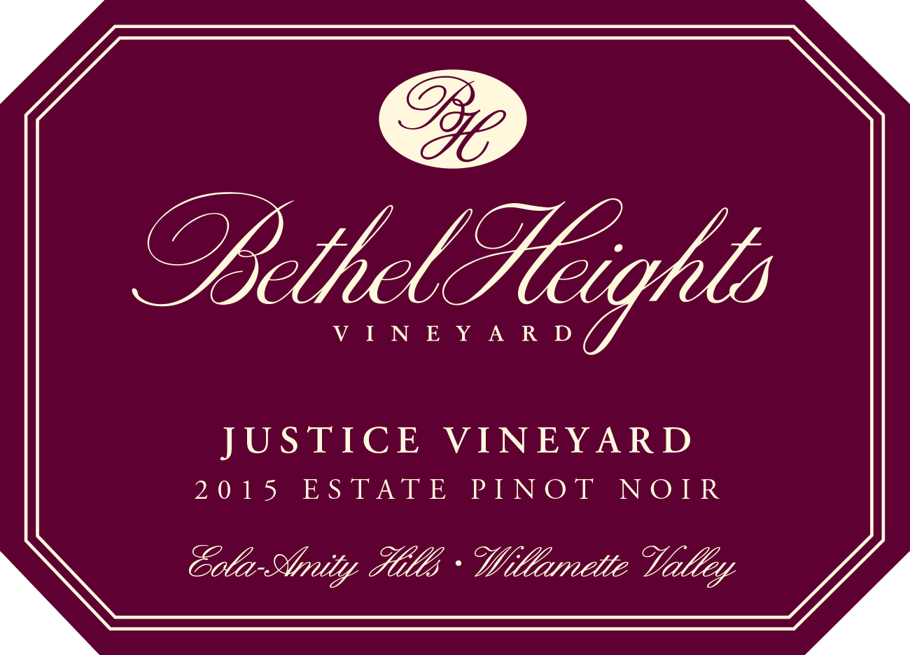 2017 Bethel Heights Pinot Noir Justice Vineyard
