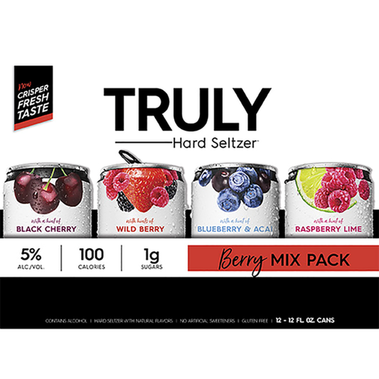 Truly Hard Seltzer Berry Mix Pack 12 Cans (12 oz)