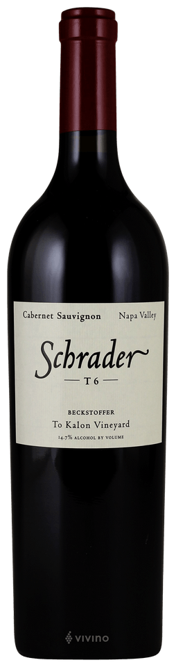 2018 Schrader Cellars T6 Beckstoffer To Kalon Vineyard