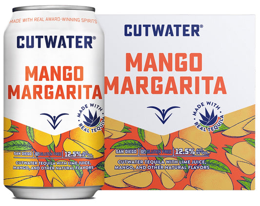 Cutwater Spirits Mango Margarita 4 Cans (12 oz)