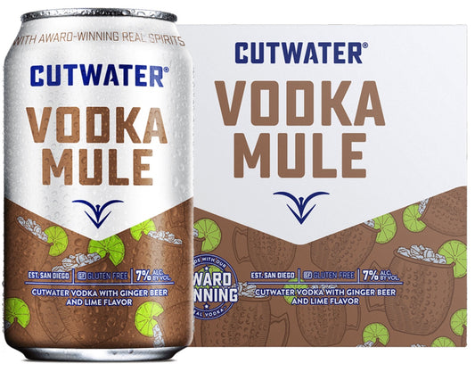 Cutwater Spirits Vodka Mule 4 Cans (12 oz)