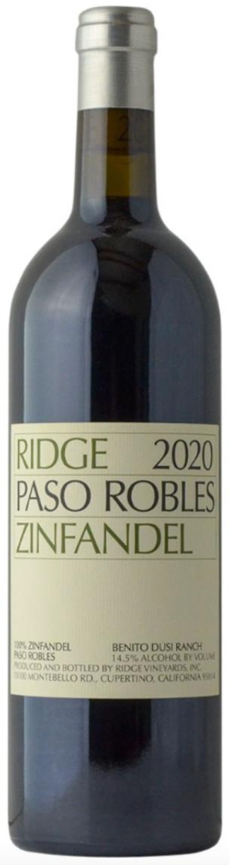 2020 Ridge Zinfandel Paso Robles
