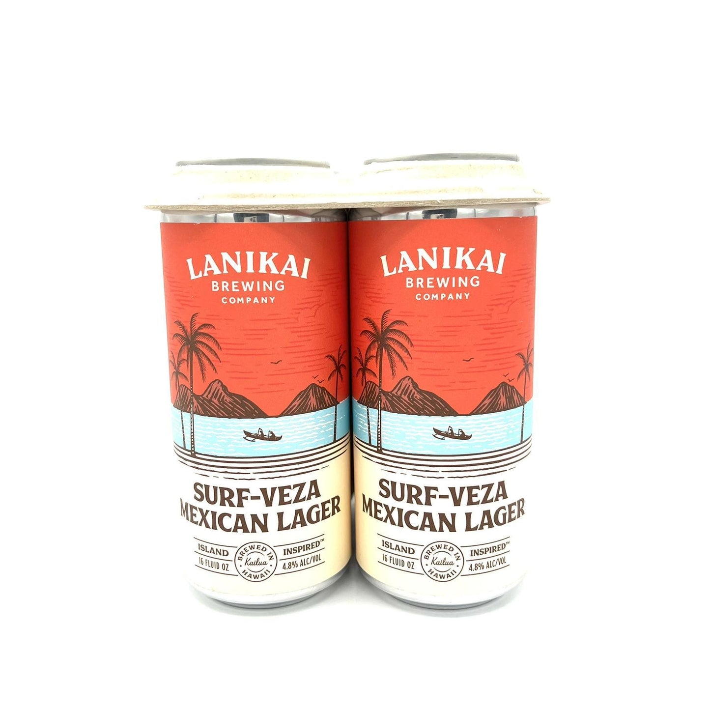 Lanikai Brewing Surf-Veza Mexican Style Lager 4 Cans (16 oz)