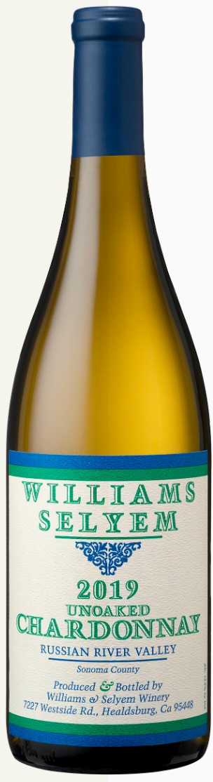 2019 Williams Selyem Unoaked Chardonnay